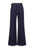 Zero  High Waisted-Jeans mit Gürtel in Rinse Wash Denim