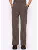 SASSYCLASSY Strickhose mit Kaschmir in Taupe