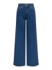 ONLY Jeans mit weitem Bein in Medium Blue Denim