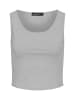 Cloud5ive Cropped Tee in grey melange