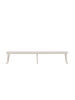 ebuy24 Gartenbank Lina Beige 180 x 36 cm