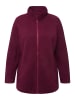 Ulla Popken Sweatjacke in weinrot