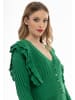 faina Damen Cardigan in Waldgrün