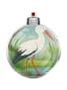 Mr. & Mrs. Panda Christbaumschmuck Storch Design ohne Spruch in Weiß