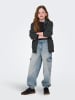KIDS ONLY Strickjacke in Dark Grey Melange
