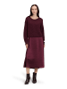 Vera Mont Casual-Kleid zweiteilig in Burgundy Grape