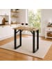 VCM  Holz Bartisch Stehtisch Tisch Tresen Xona 80x80 cm in Schwarz / Honig-Eiche