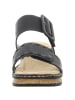 rieker Sandalette in schwarz