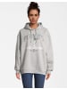 Course Hoodie Peanuts Snoopy in grau melange