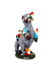 relaxdays Gartenfigur "Dinosaurier frisst Gartenzwerge" in Bunt