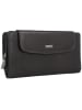 Greenland Nature Black Nappa Geldbörse RFID Leder 19 cm schwarz