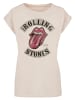 F4NT4STIC Extended Shoulder T-Shirt The Rolling Stones Tour '78 in Whitesand
