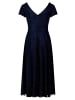 Vera Mont Cocktailkleid im Glitzer-Look in Dunkelblau/Grau