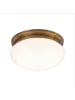 Licht-Erlebnisse Deckenlampe Ø 20 x (H)14 cm in Antik Weiß