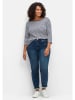 sheego Skinny Stretch-Jeans in dark blue Denim