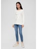 s.Oliver T-Shirt langarm in Creme