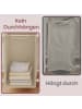 VASAGLE Wäschekorb Brenta in Cappuccinobeige-naturbeige - (B)33 x (H)72 x (T)73 cm