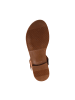 Oh! my Sandals Flache Sandalen aus Leder Braun