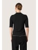 Soaked in Luxury T-shirt SLBuranna Gerade Passform in Black