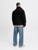Jack & Jones Teddyfell Jacke in Black