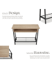 tectake Beistelltisch Tralee 100x35x80,5cm