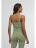 Urban Classics Urban Classics Ladies Sports Top adjustable Ladies Sports Top adjustable in matcha green