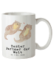 Mr. & Mrs. Panda steingut tasse Otter Bester Partner der Welt mi... in Weiß