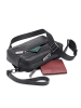 Roncato Detroit Umhängetasche Leder 21 cm nero