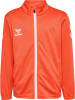 Hummel Sportlicher Trainingsanzug mit Reißverschluss und Logo in Orange-Blau