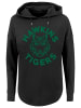 F4NT4STIC Oversized Hoodie Stranger Things Hawkins Tigers Netflix TV Series in schwarz