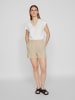 Vila Kurze Stoff Bermuda Shorts Hot Pants in Grau