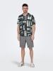 ONLY & SONS Chino Shorts in Grey Pinstripe