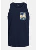 Jack & Jones Tanktop 'Chill Pocket' in weiss