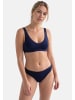 Conta Bikinislip Modal in Weiß / blau