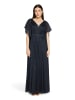 Vera Mont Abendkleid im Glitzer-Look in Dunkelblau/Grau