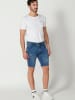 KOROSHI Bermuda Denim Stretch Regular Fit in blau