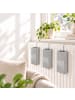 relaxdays 4 x Luftbefeuchter Heizung in Hellgrau - 400ml