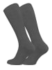 Cotton Prime® Unisex Trachtensocken 2 Paar, mit Zopfmuster in anthrazit