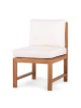 home24 Diningstuhl Bayton in Beige / Braun