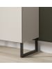 Inn.Furn Wohnwand kaschmir, schwarz 305 cm, Wohnzimmerschränke mit Soft-Close