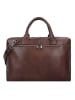 Plevier Vintage Bill Aktentasche Leder 40 cm Laptopfach braun