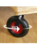 relaxdays Lenkrolle in Schwarz/ Rot - 3.00-4