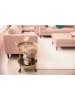 home24 Servierwagen GLENDING in Eiche Dunkel Dekor / Gold