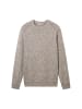 Tom Tailor Pullover CREWNECK KNIT in Beige