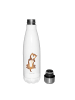 Mr. & Mrs. Panda Thermosflasche Hund Streicheln ohne Spruch in Weiß