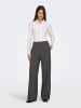ONLY Hose mit weitem Beinschnitt in Medium Grey Melange