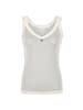 Like It Top in ivory grey