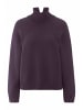 Hessnatur Strick Pullover in dunkle traube