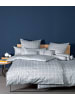 Janine Baumwoll Bettwäsche Modernclassic Karo-Look in platin