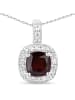 Rafaela Donata Kette aus Sterling Silber mit Granat in silber